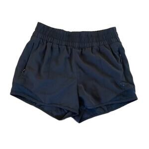 GAP Teen Girls Black Running Shorts Size M 8 Moisture Wicking Zipper Pockets